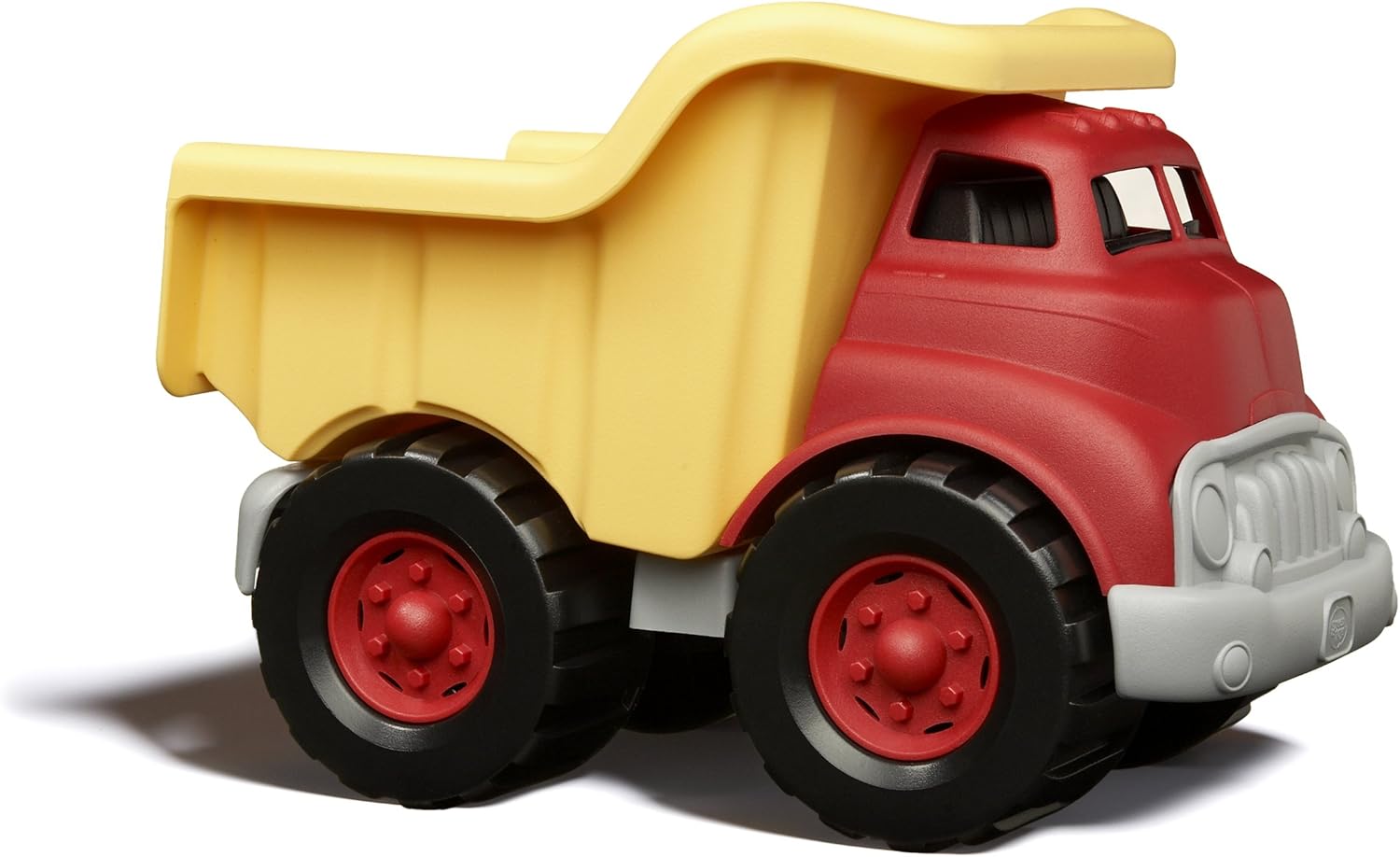 Green Toys Dump Truck in Yellow and Red - BPA Free, Phthalates Free Toys for Gross/Fine Motor Skill Development. Pretend Play , Red/Yellow 24hrsmart